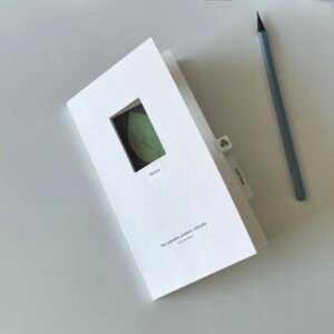 A6 Leaf Window Weeks Planner – Minimal Weekly Schedule, Habit Tracking & Creative Notebook